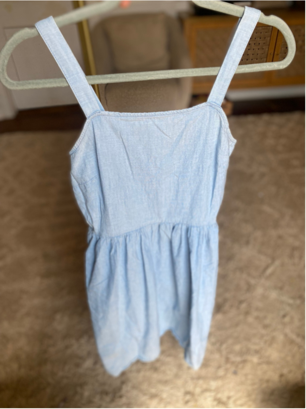 J. Crew Light Blue Mini Sundress - Picture 2 of 8